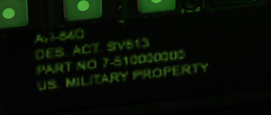 AH-64D Downscaled (Reduced) Cockpit