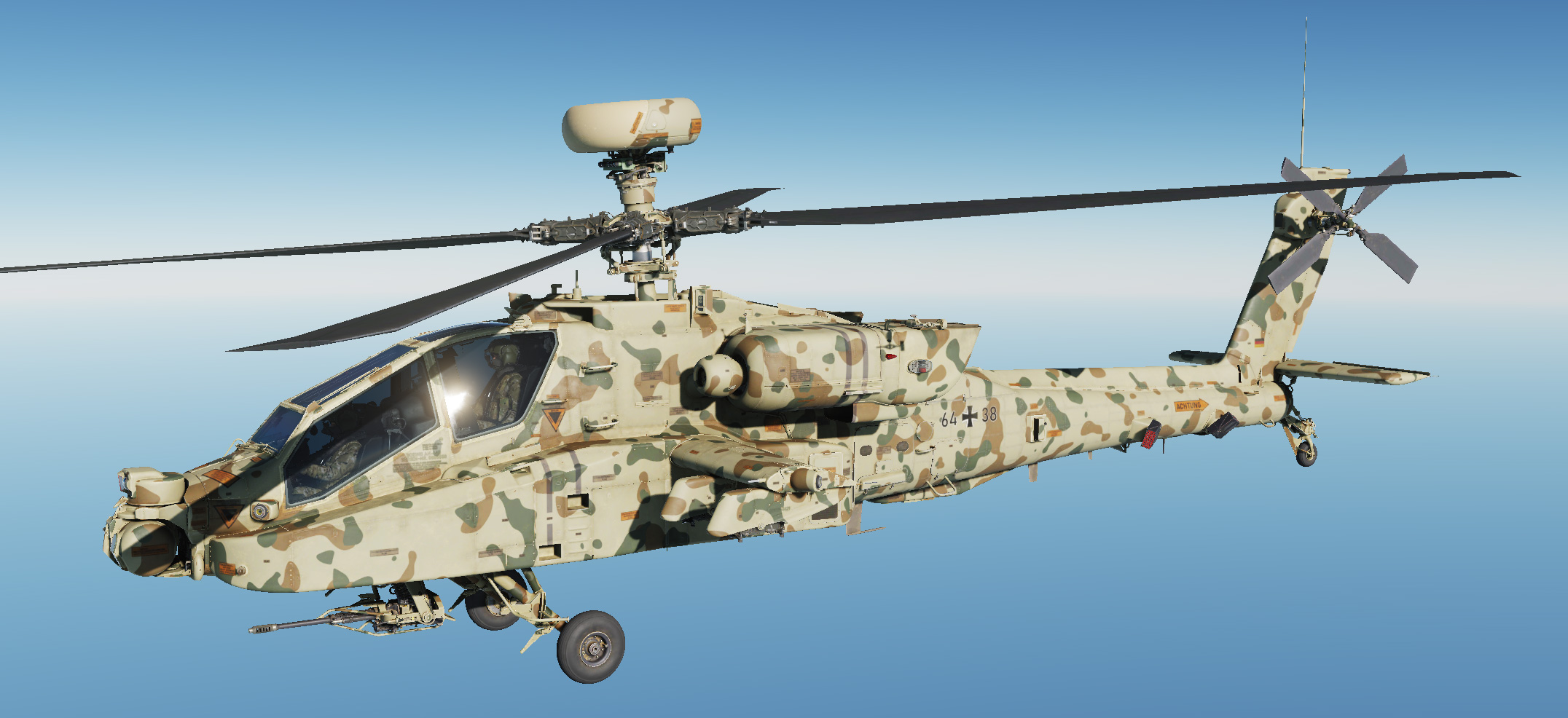 [v1.0.0] [AH-64D] German 3-Color Tropentarn Camouflage
