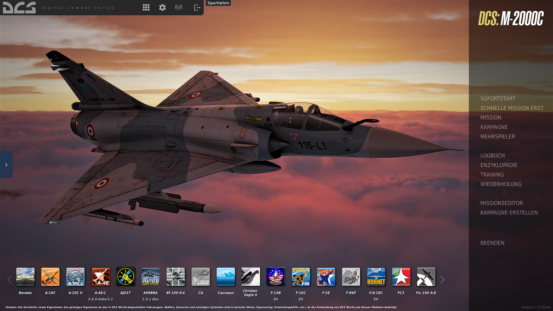 Mirage 2000C Theme
