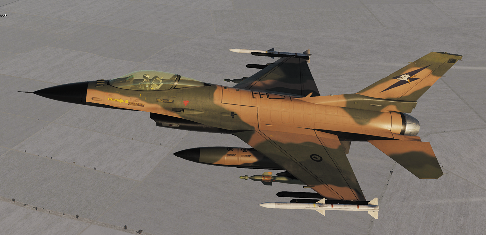 Fictional RAAF SEA Camo F-16C Block 50