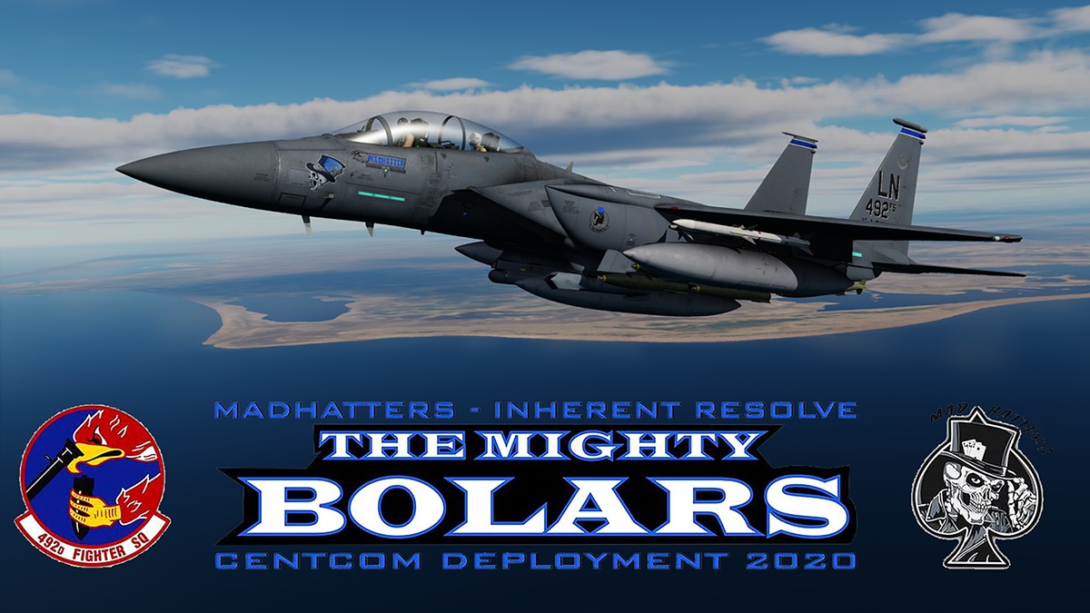 F15E 492 Fighter Squadron "Mighty Bolars" Operation Inherent Resolve 2020 V1.1