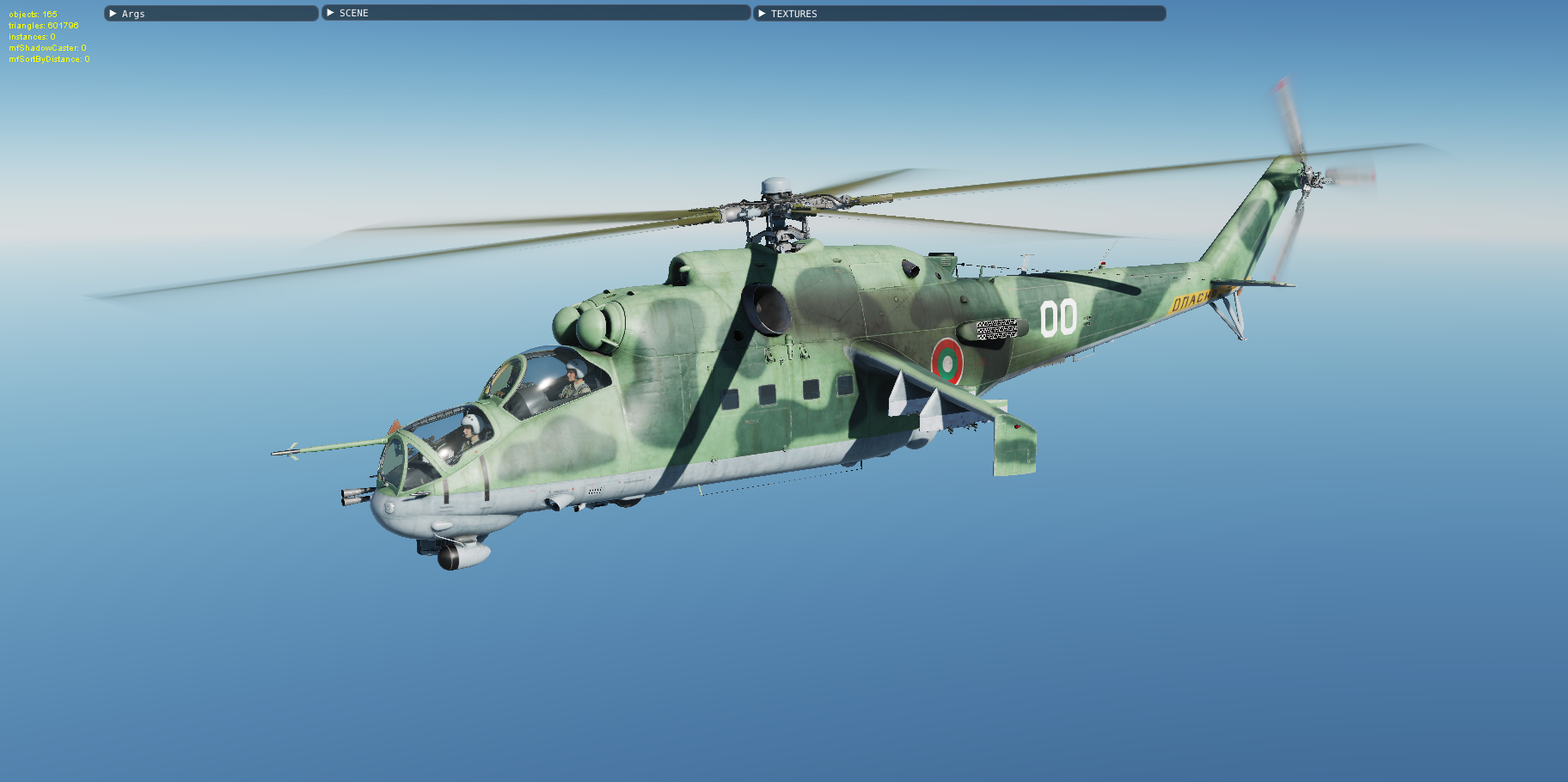 Bulgarian forest skin for the MI-24P