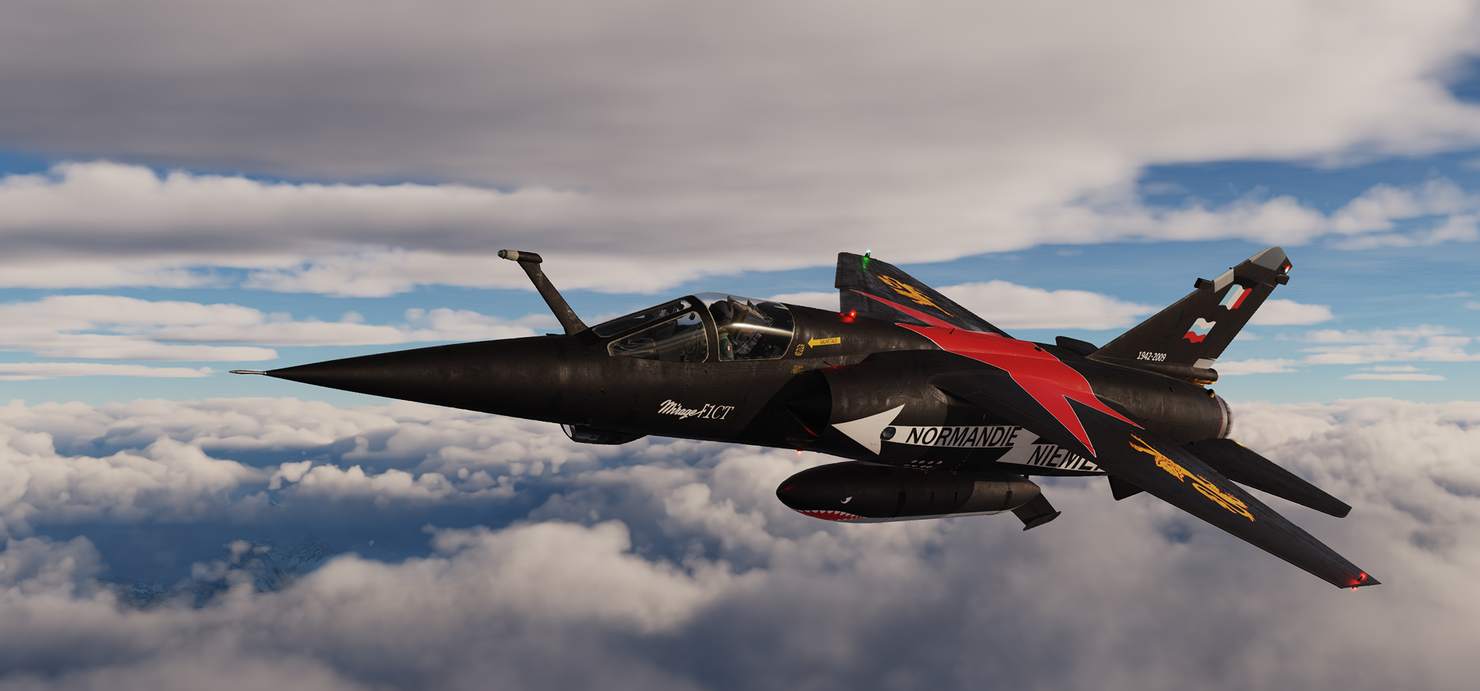 Mirage F1 CT 1942-2009 Normandie-Niemen Display Updated