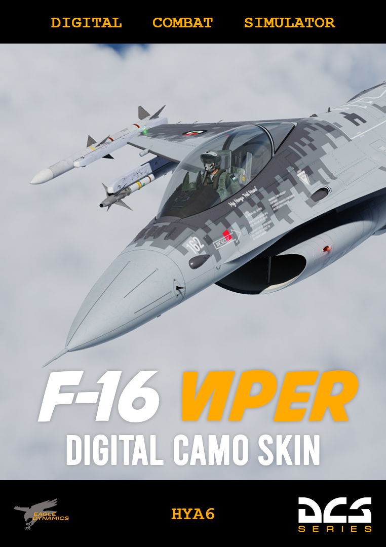 RJAF Digital Camo skin pack for the F-16 Viper