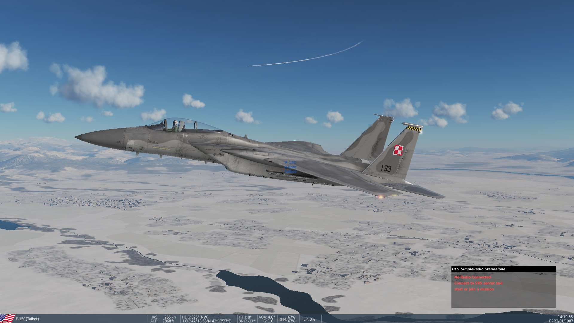 (Fictional F-15c) Polish Air Force skin