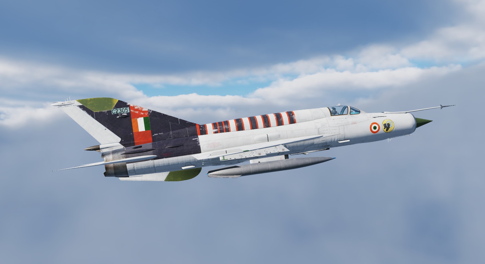 Mig 21bis "Oorials" Skin for Indian Air Force