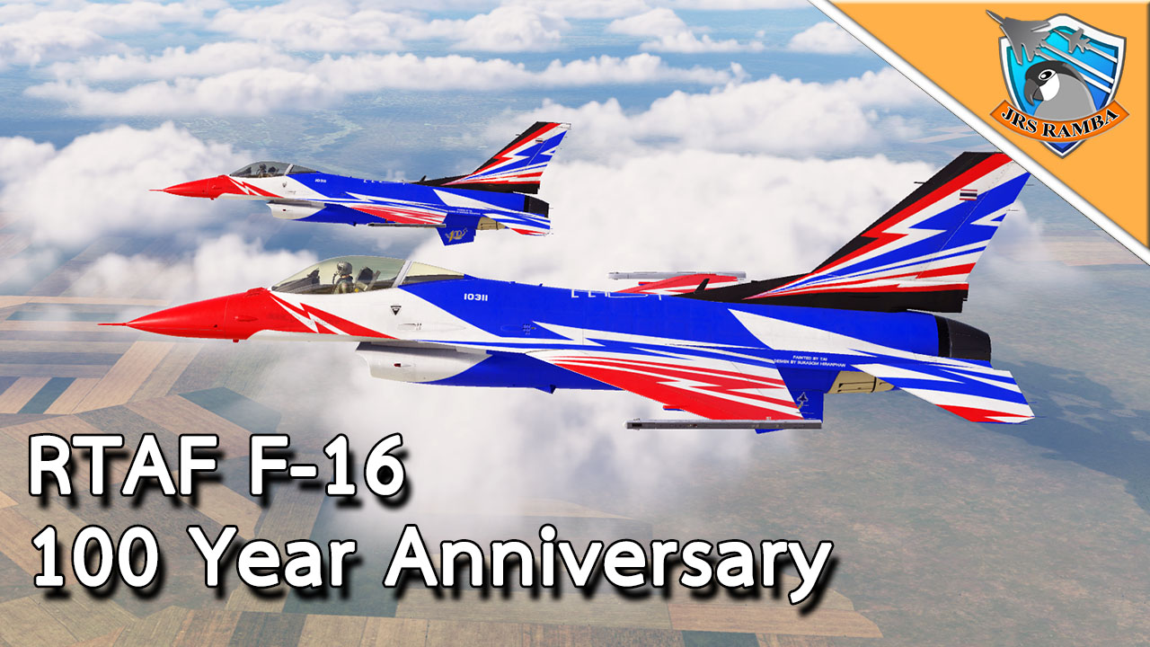 F-16C Royal Thai Air Force 100 Anniversary skin v1.0