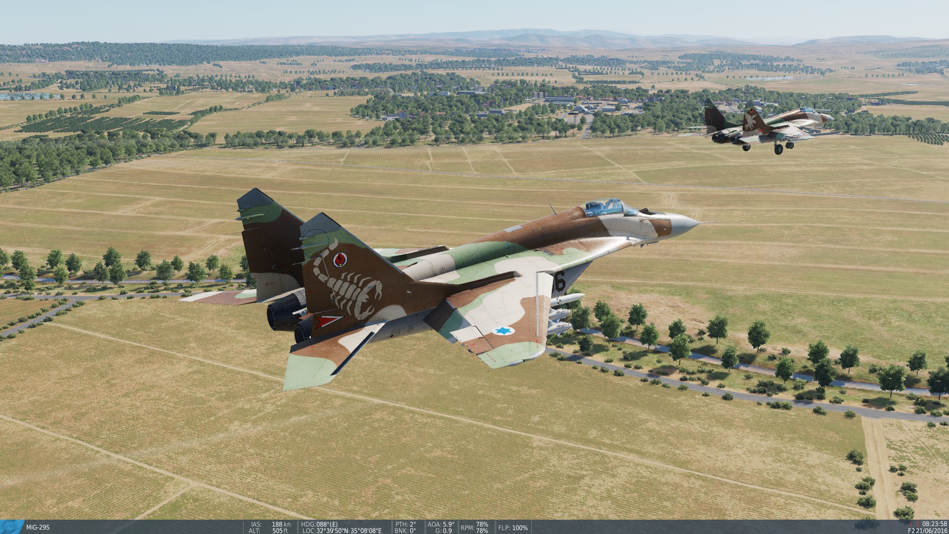 MiG-29IS Israeli Air Force - Squadron 105  