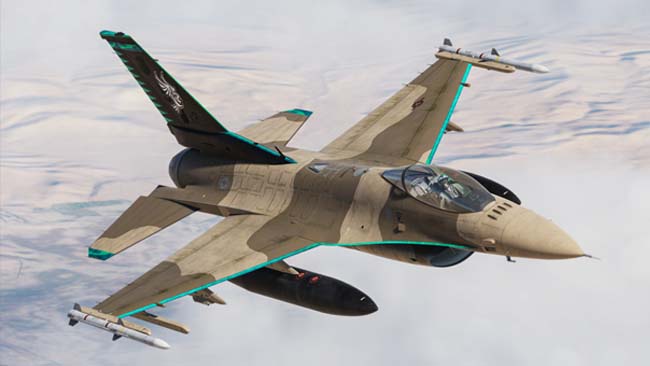 Blu Arrow Force F-16C Viper Skin - Desert Camo V2 (4)