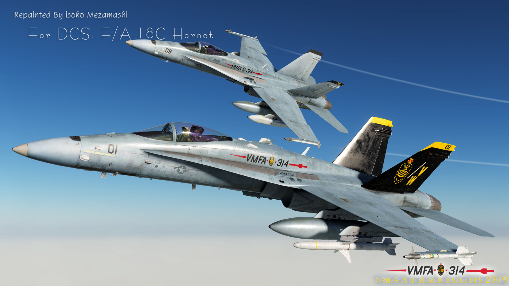 F/A-18A++ HORNET "VMFA-314 BLACK KNIGHTS" 2019