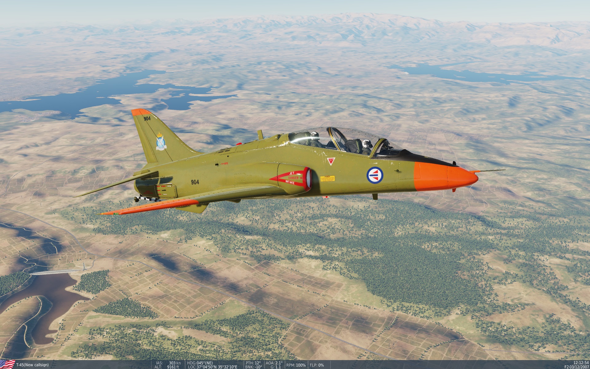 RNoAF, VNAO T-45, Green 