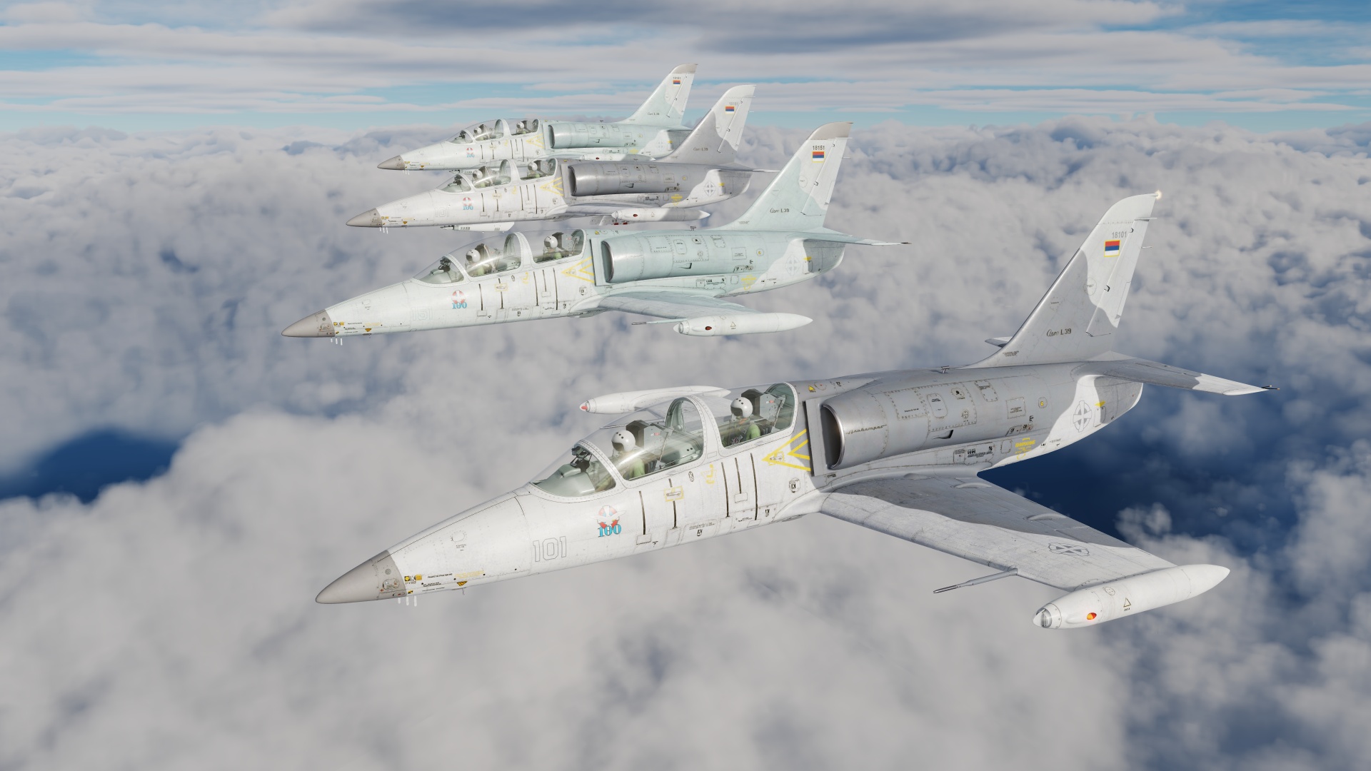 L-39C & ZA Serbian Air Force Low Vis Fictional Pack