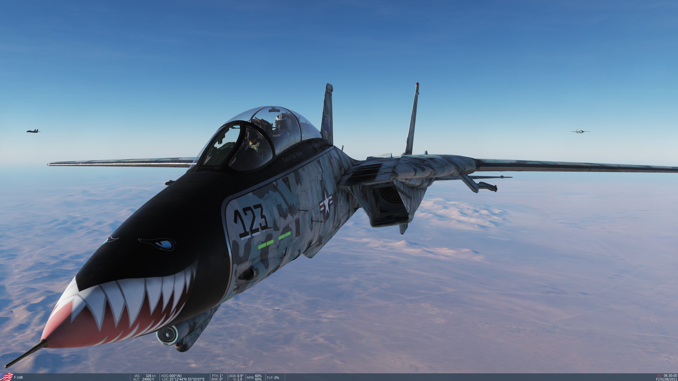 DFA-2 Harbingers Squadron F-14B Aggressor Livery | 123 Dut