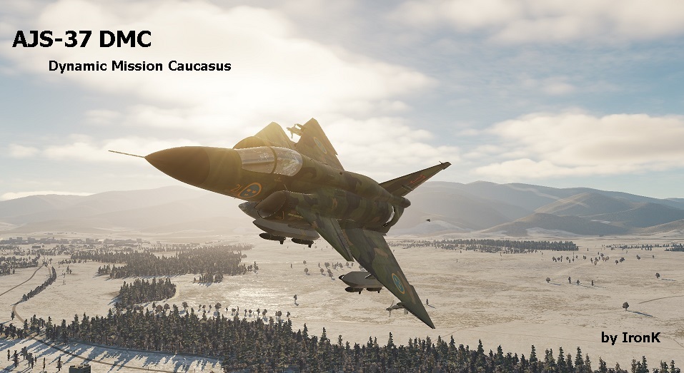 AJS-37 Dynamic Single Player Mission - Caucasus Map