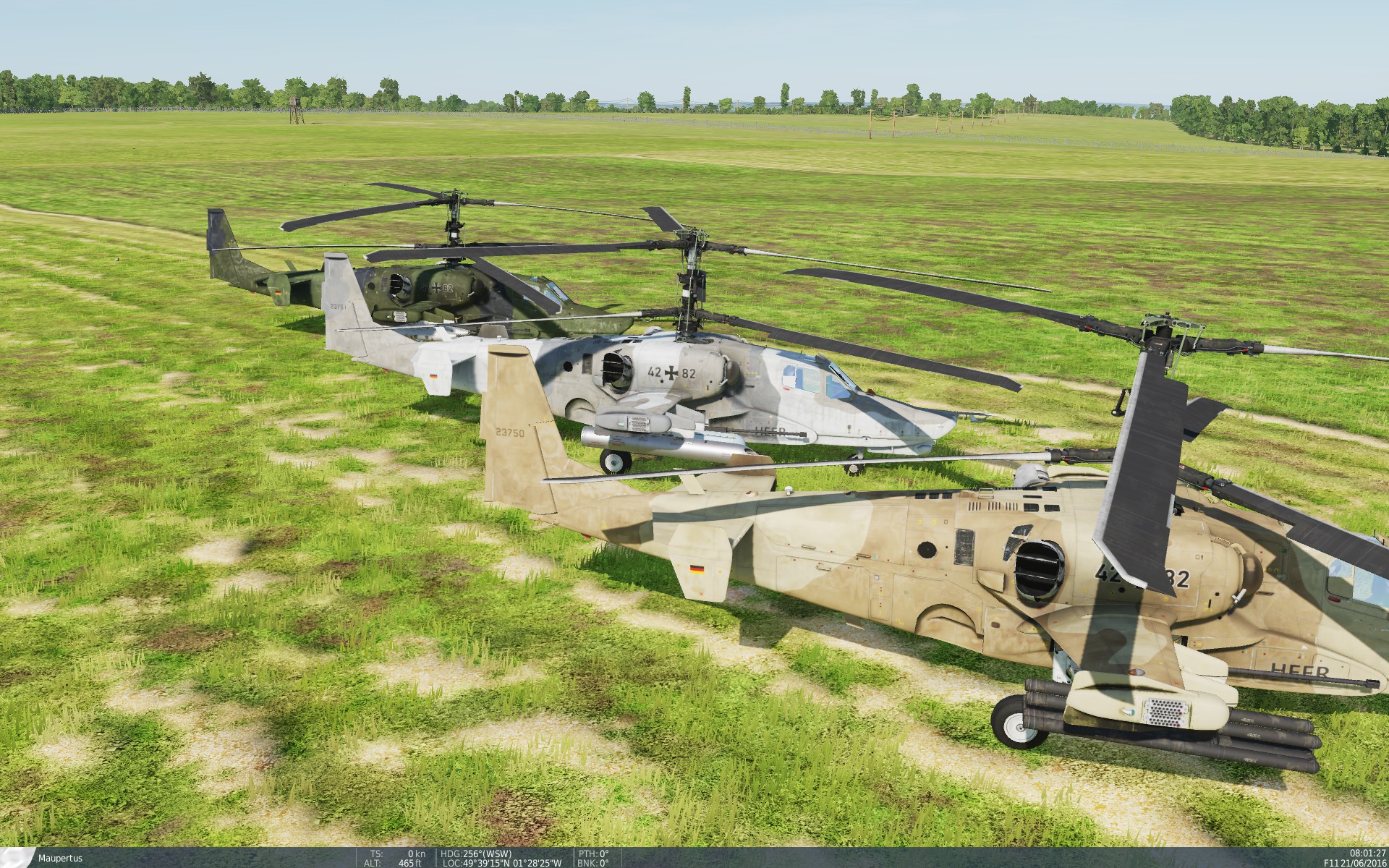 Ka-50, UH-1H, SA342, Mi-8TVM German & Swiss Skinpack 