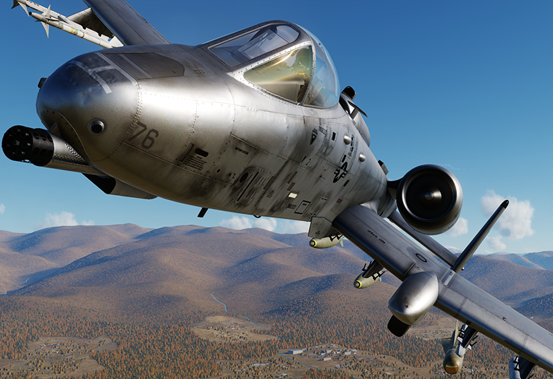 61st Sqd bare metal A-10C II