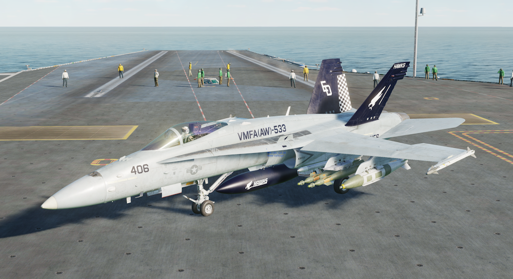 VMFA(AW)-533 "Hawks" -  F/A-18 SKIN PACK