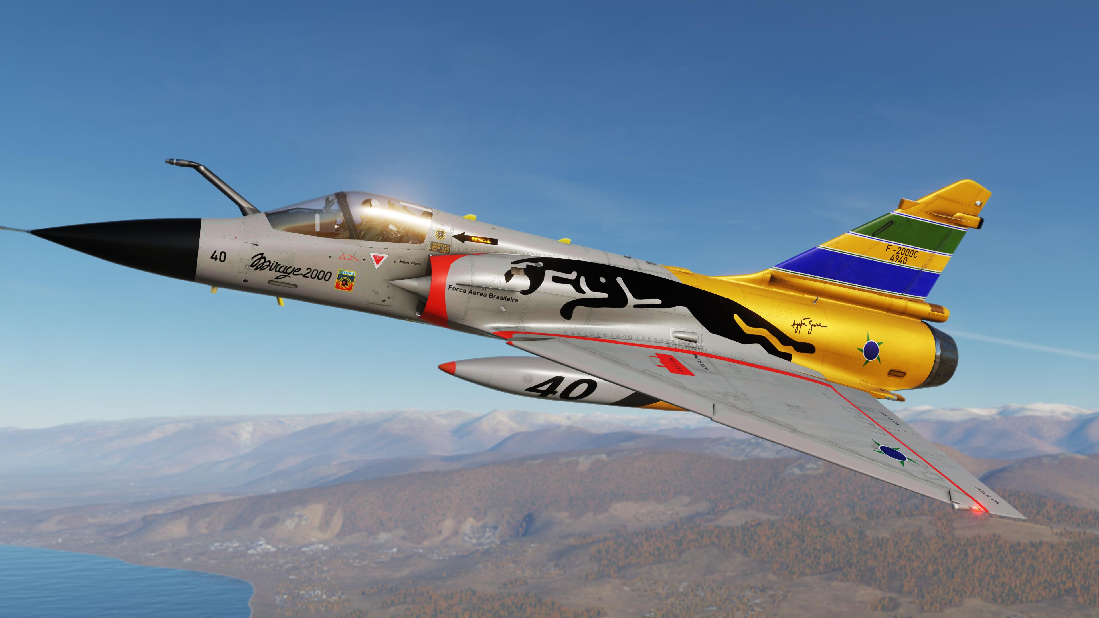 Mirage 2000C Ayrton Senna 2019 !  " 40 Ans.."