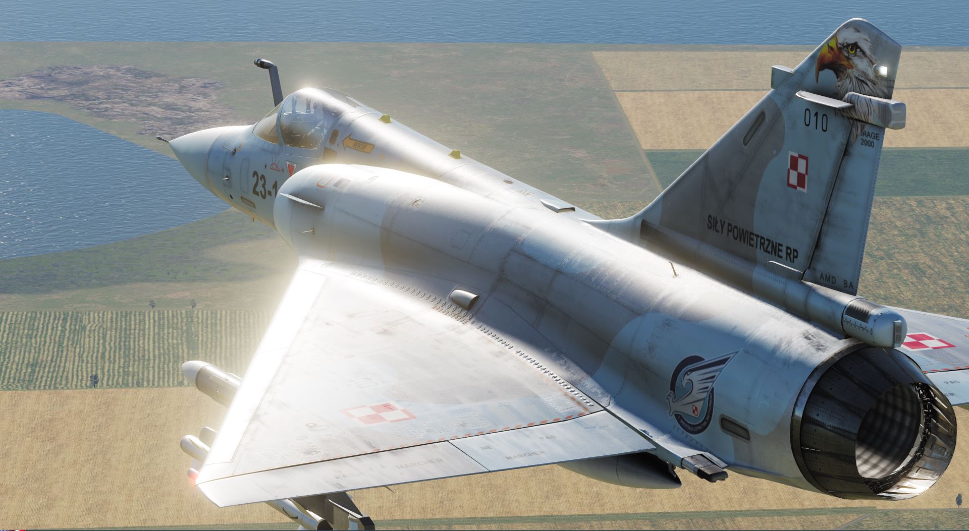 Fictional Mirage M-2000C Skin of polish 2 Wing of Tactical Airforce 