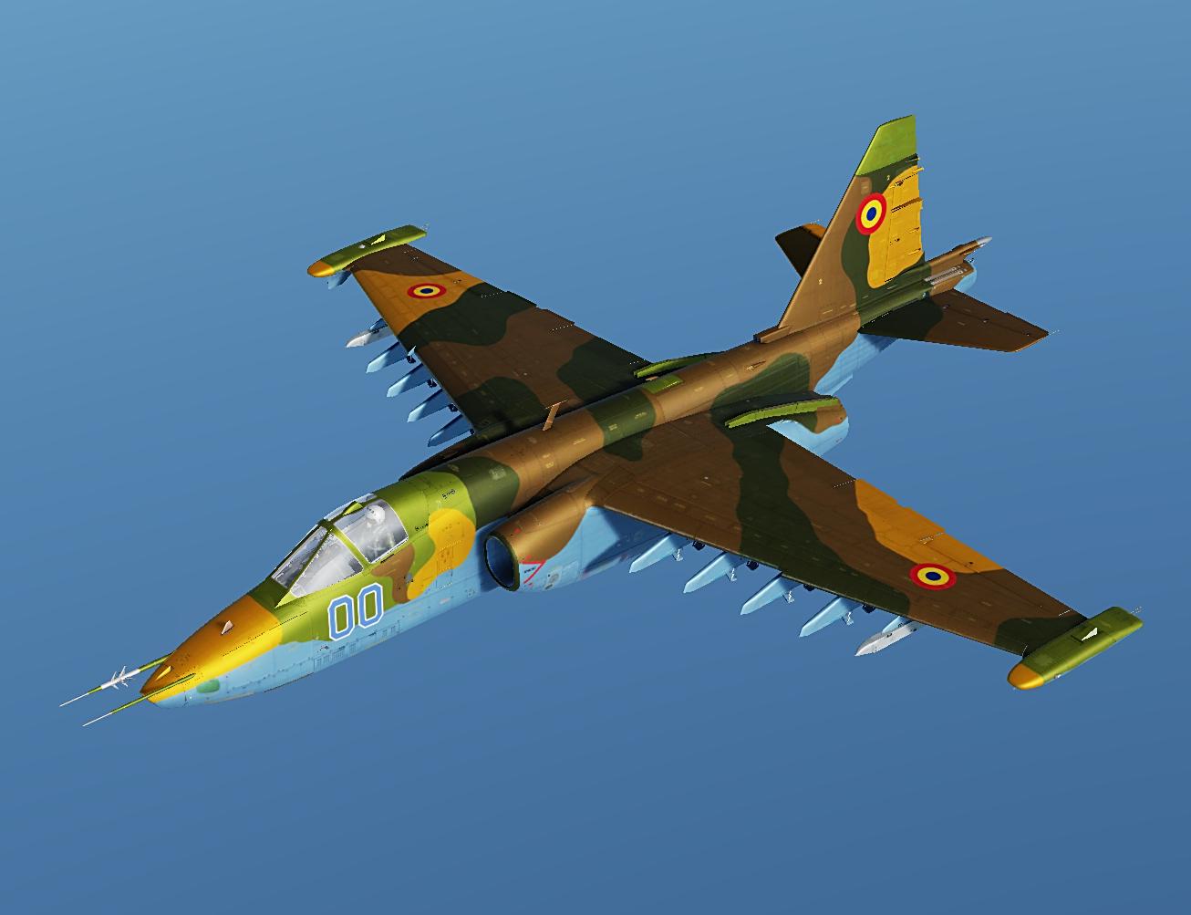 SU-25A - RoAF YellowishCamo