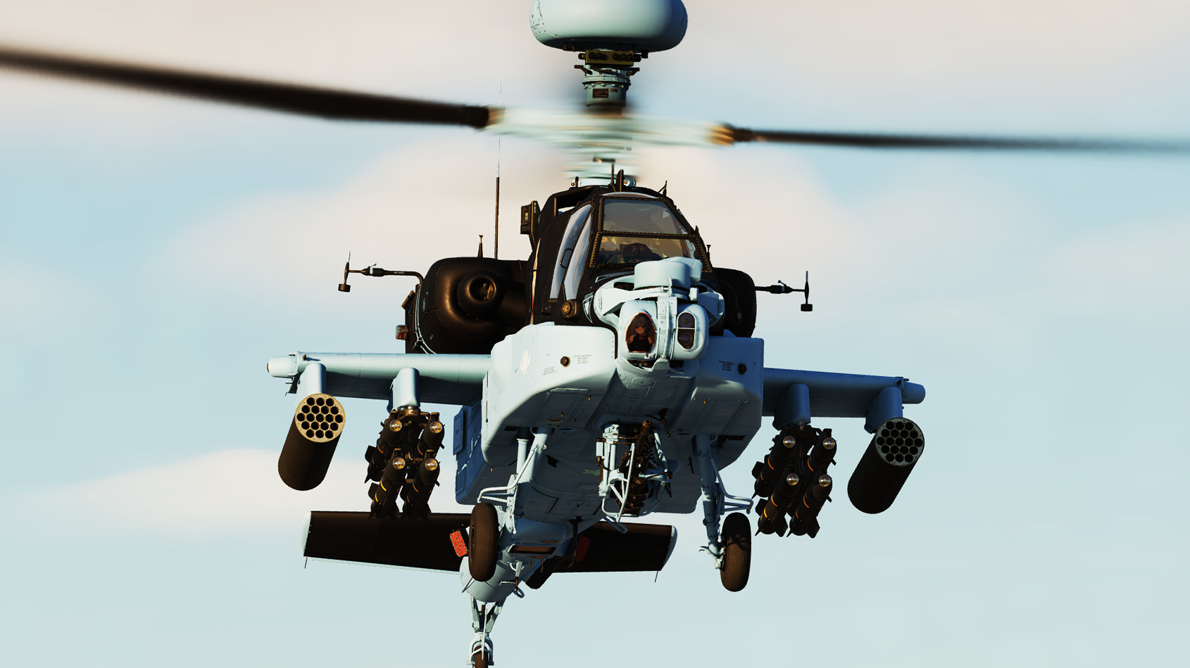 AH-64D BLK.II Ganyu (Genshin Impact) Livery