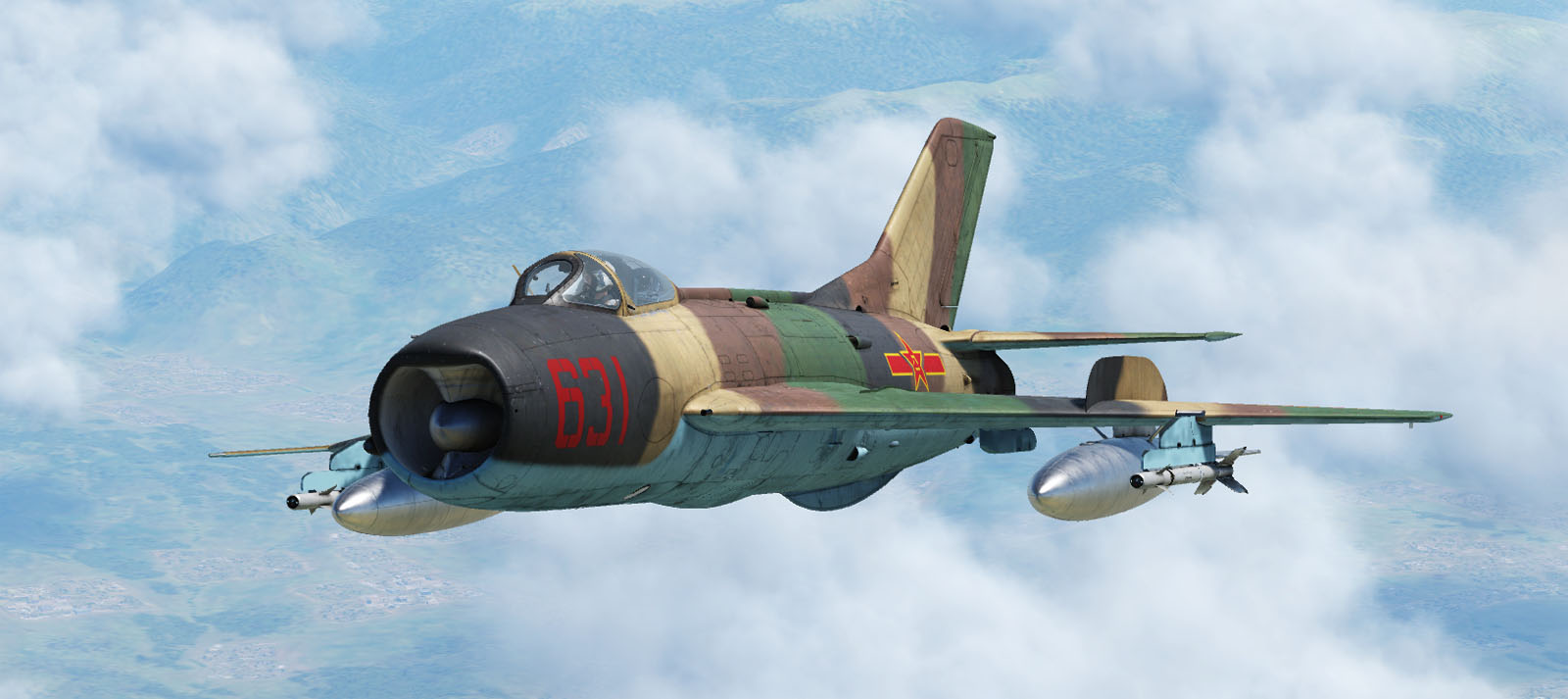 MiG-19/Shenyang J-6 China PLAAF four tones camo