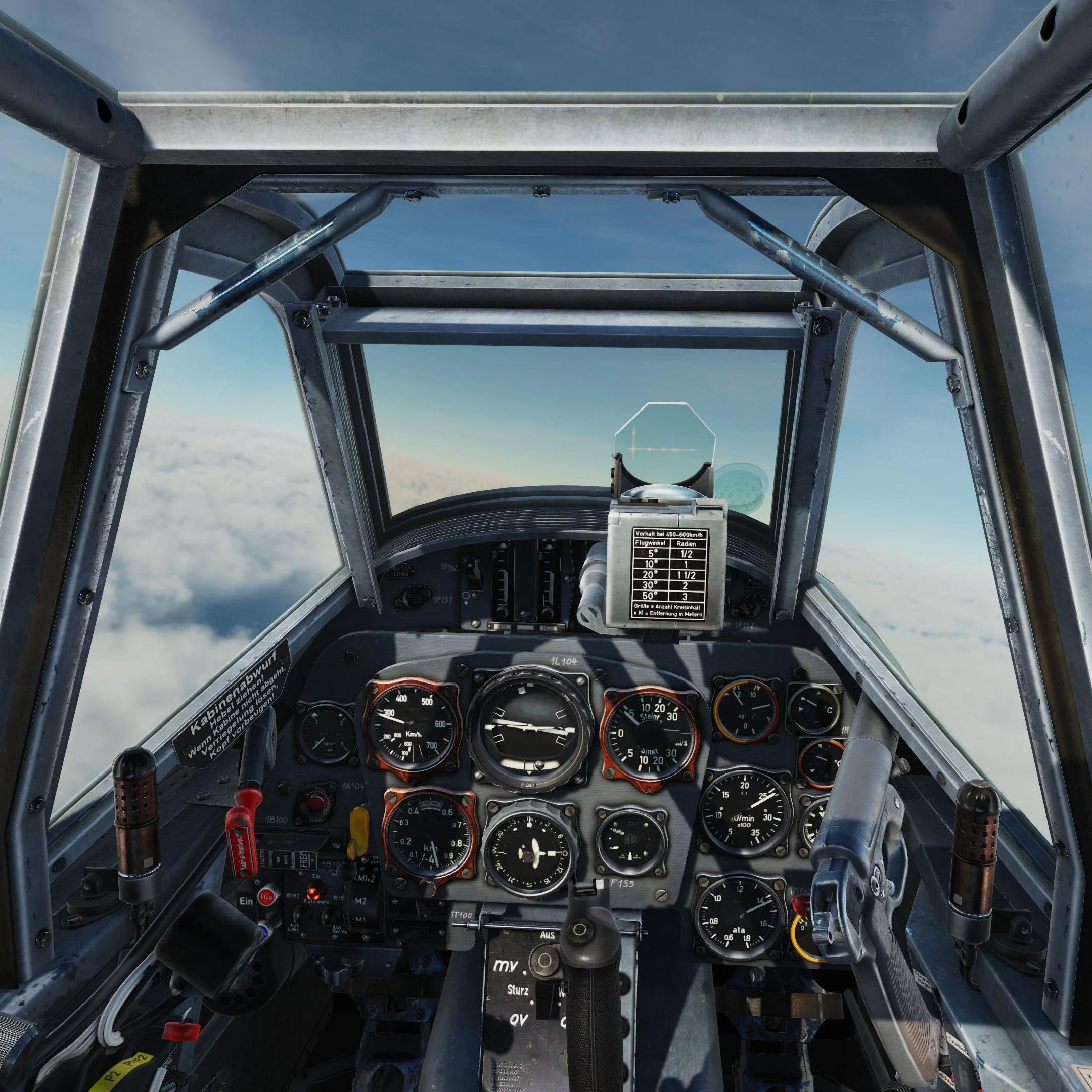 Pato's BF109k4 Cockpit Mod with reworked instruments