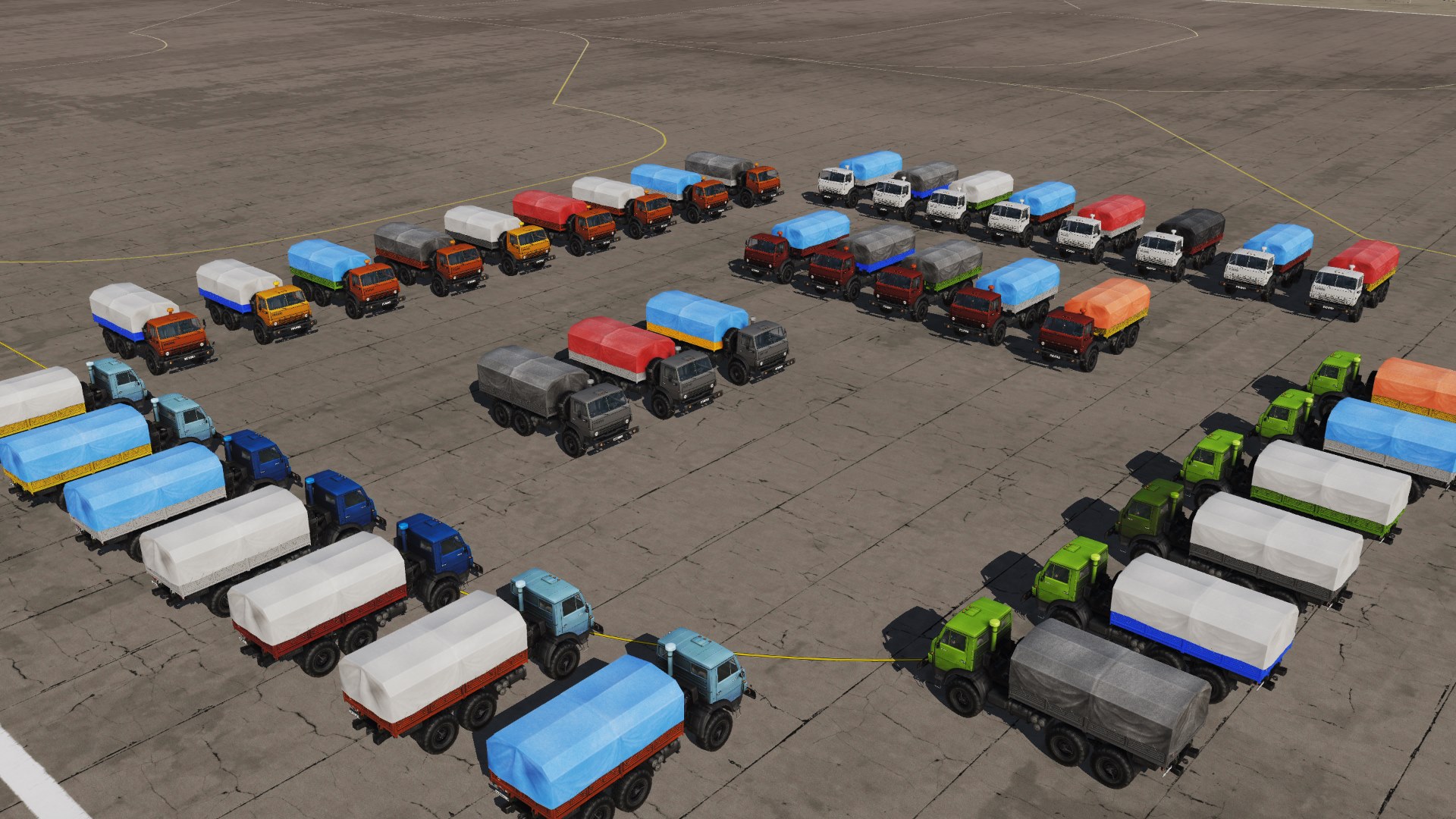 Kamaz Truck Civilian Liveries Pack