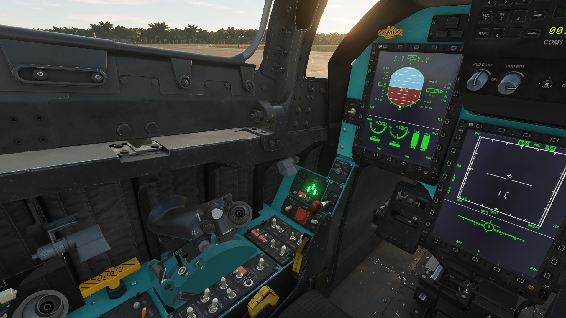 Blue JF-17 cockpit