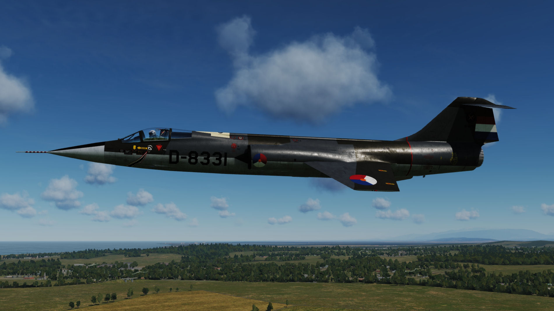 Royal Netherlands Airforce F-104G - D-8331 1979 demo livery for the VSN F104 Mod.