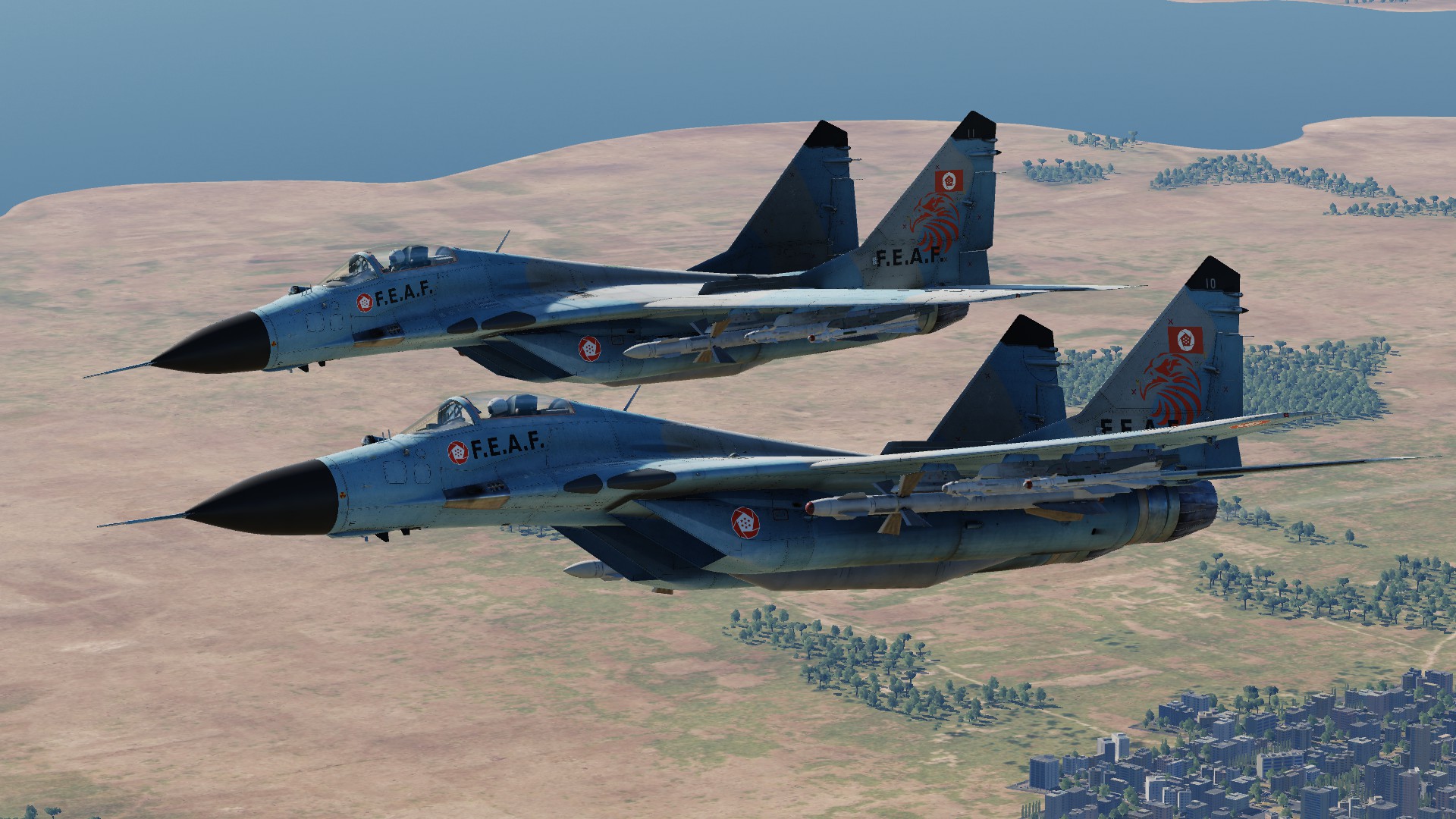 Erusean Air Force Blue Camo (For MiG-29A and MiG-29G)