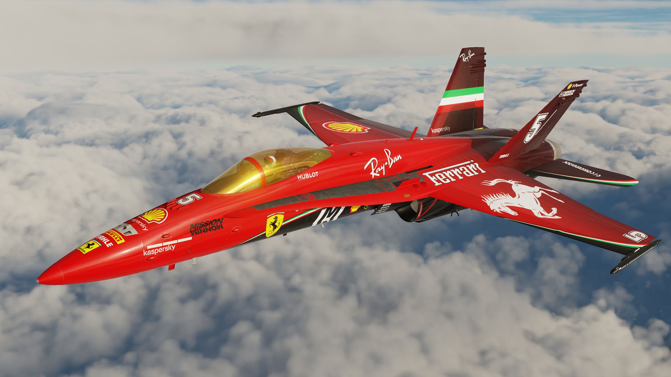 F-18 Racing Livery: Ferrari