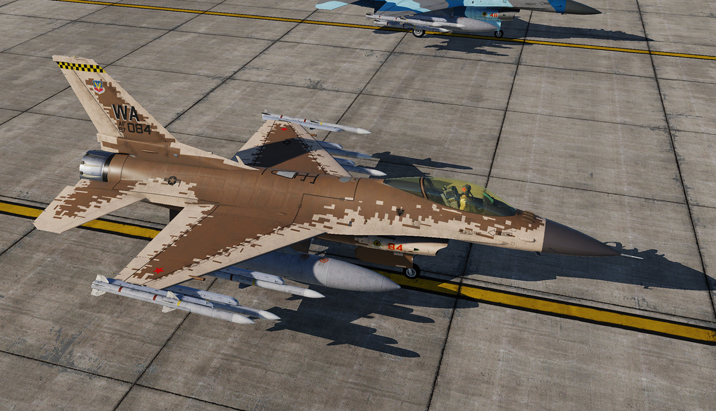 F-16C - 64th Aggressor Squadron 'Desert'