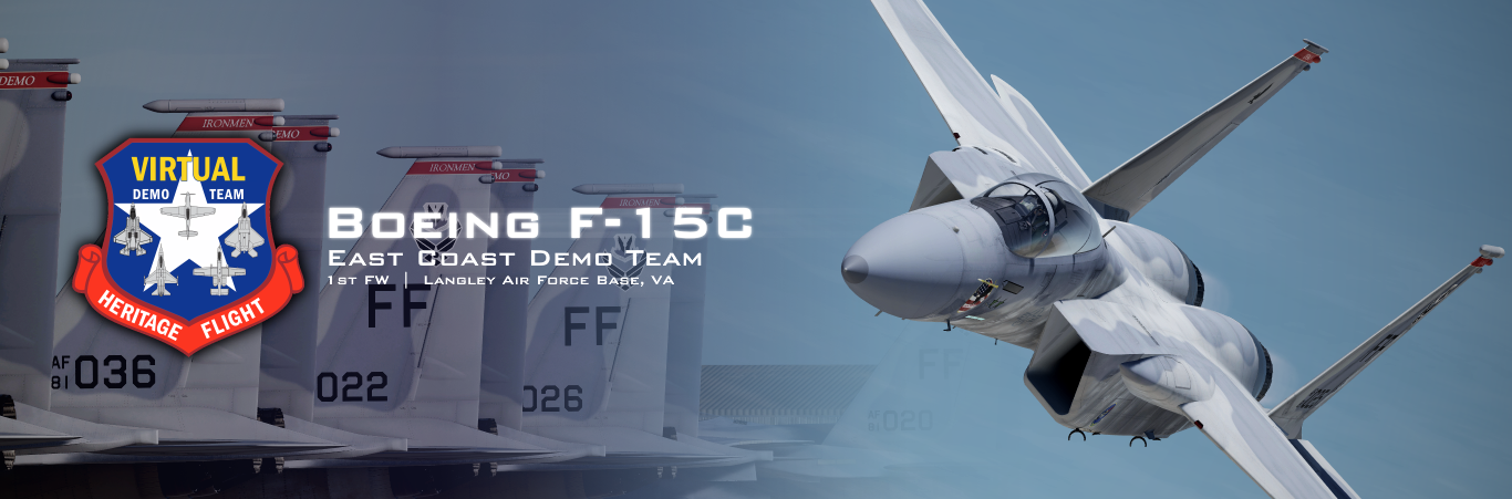 ACC F-15C East Coast Demo Team | 1st FW - Langley AFB, VA | Skin Pack