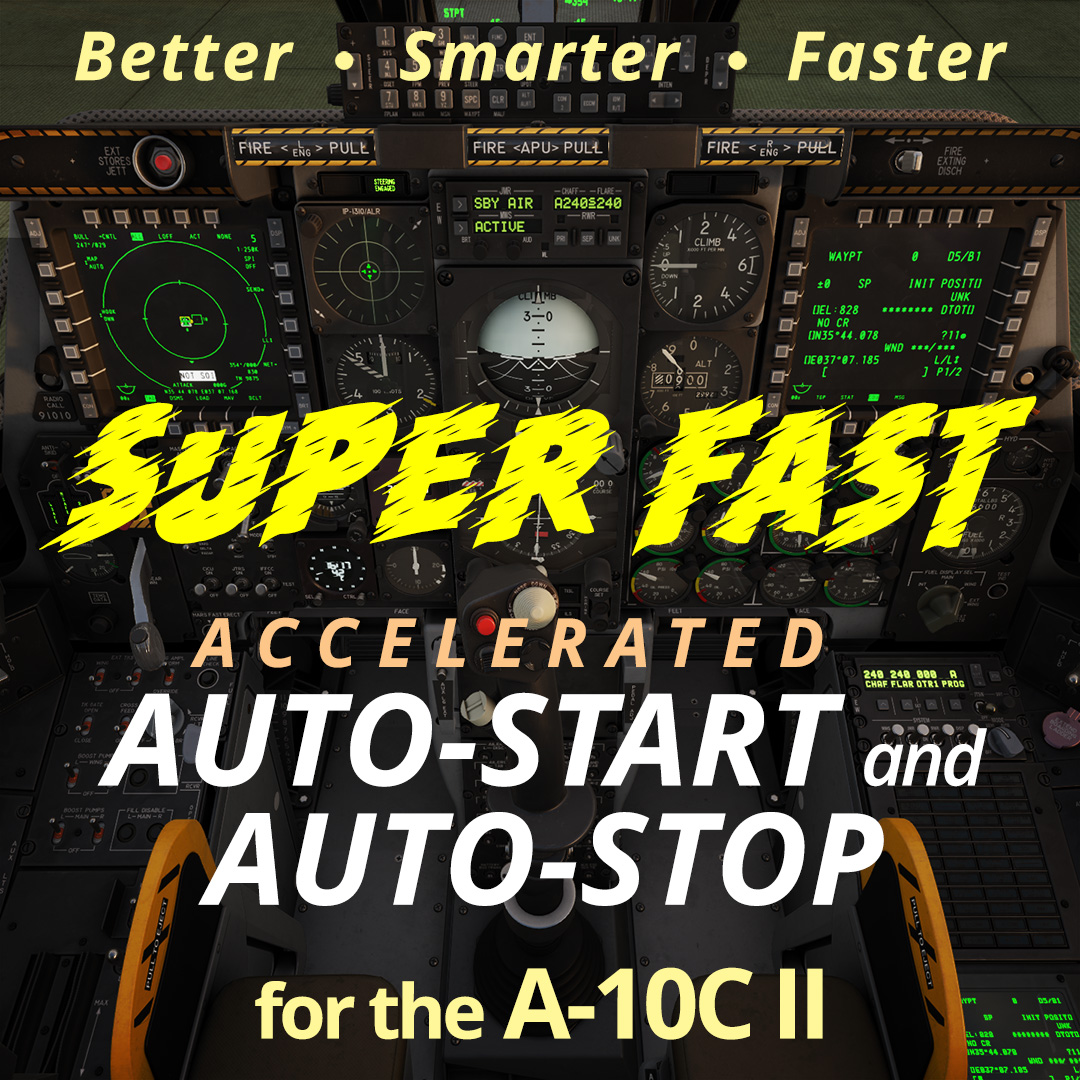 ACCELERATED AUTO-START and AUTO-STOP SEQUENCES for the A-10C II