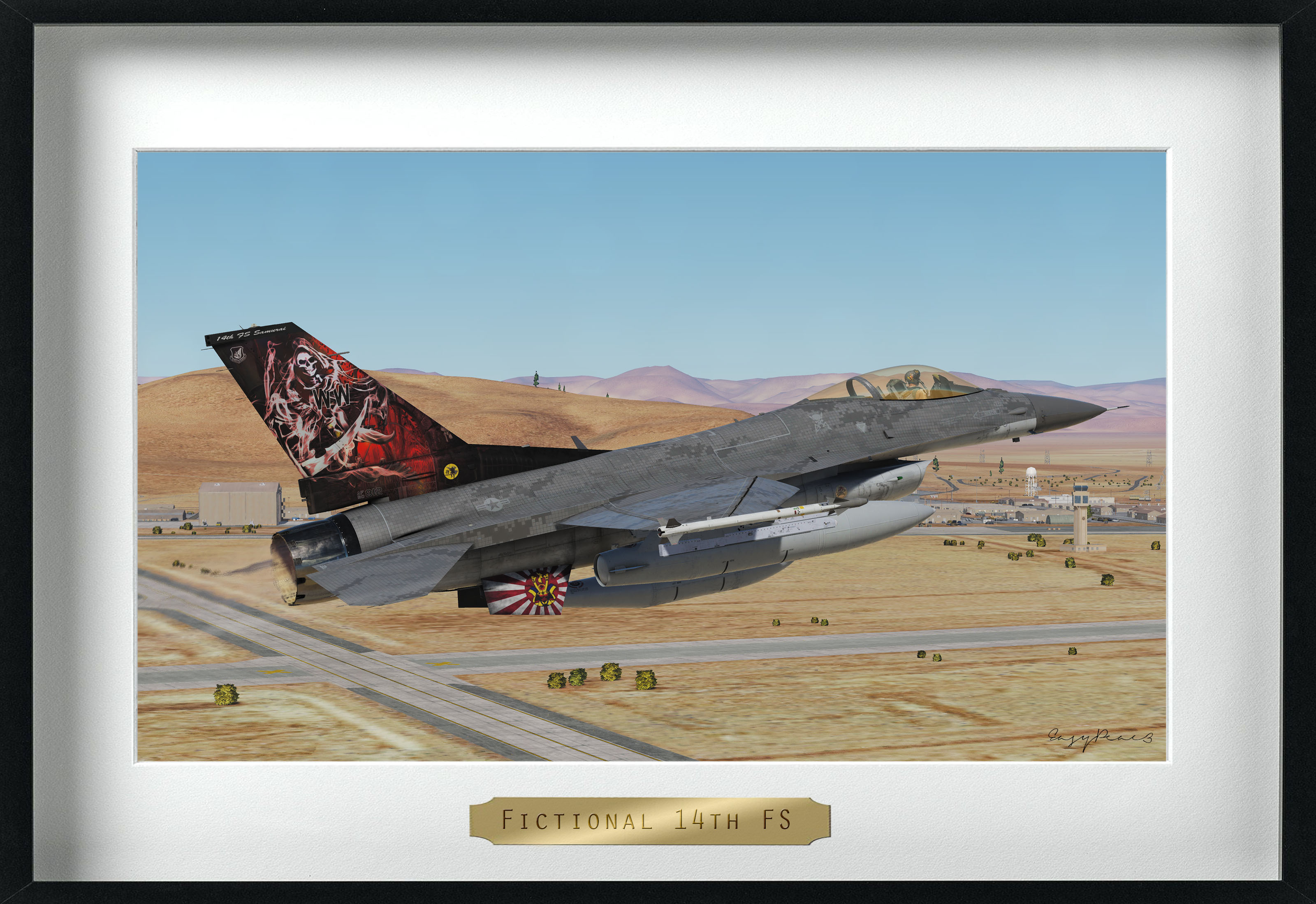 14th FS  'Fighting Samurai'  -  fictional