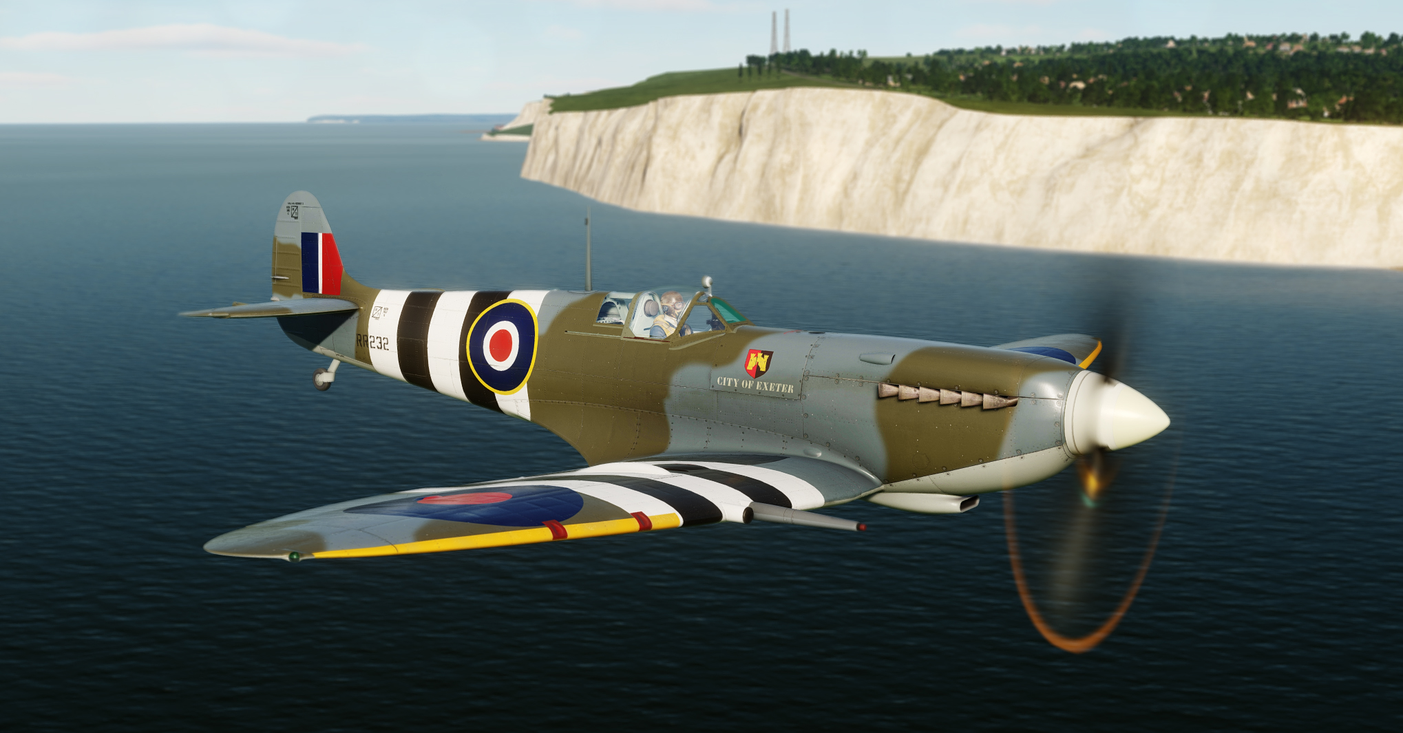 "City of Exeter", RR232, Goodwood Aerodrome, UK