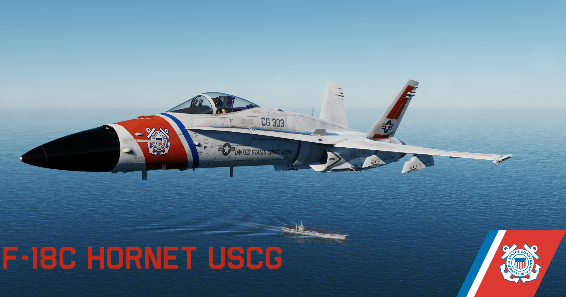 F/A-18C Hornet   "UNITED STATES COAST GUARD"