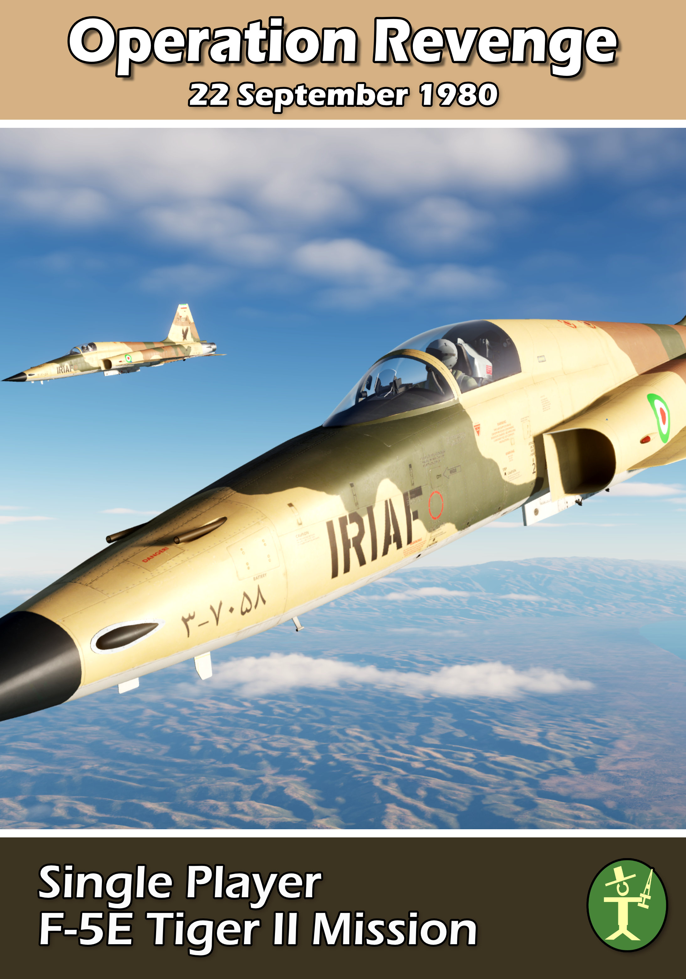 F-5E Tiger Single Player Mission: Operation Revenge Iran-Iraq War 1980