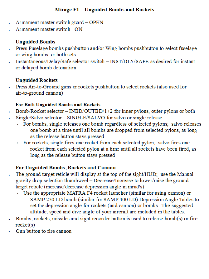 Mirage F1 Kneeboards by AKA_Relent