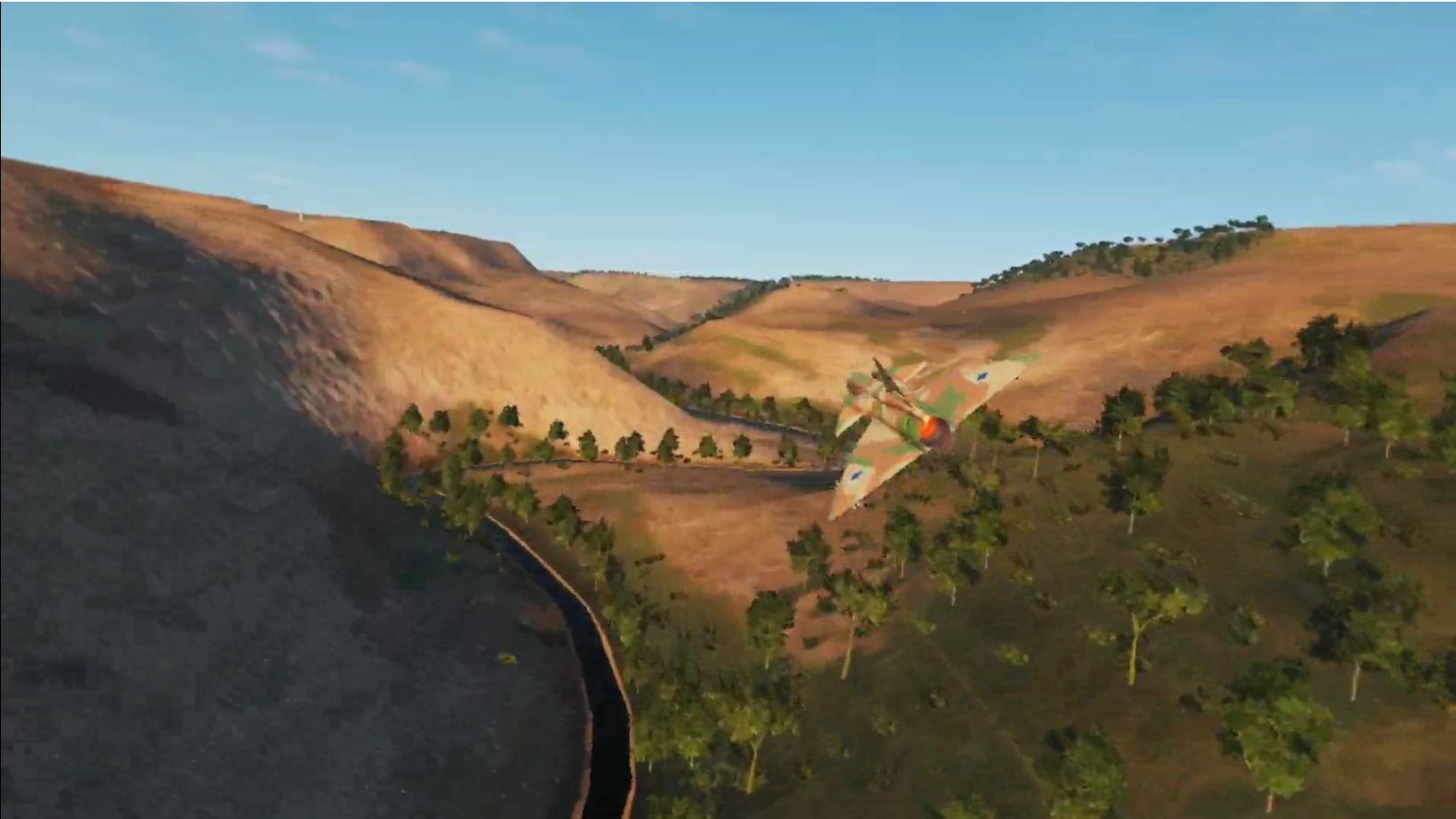 Syria Canyon Run Attack for AJS-37 Viggen