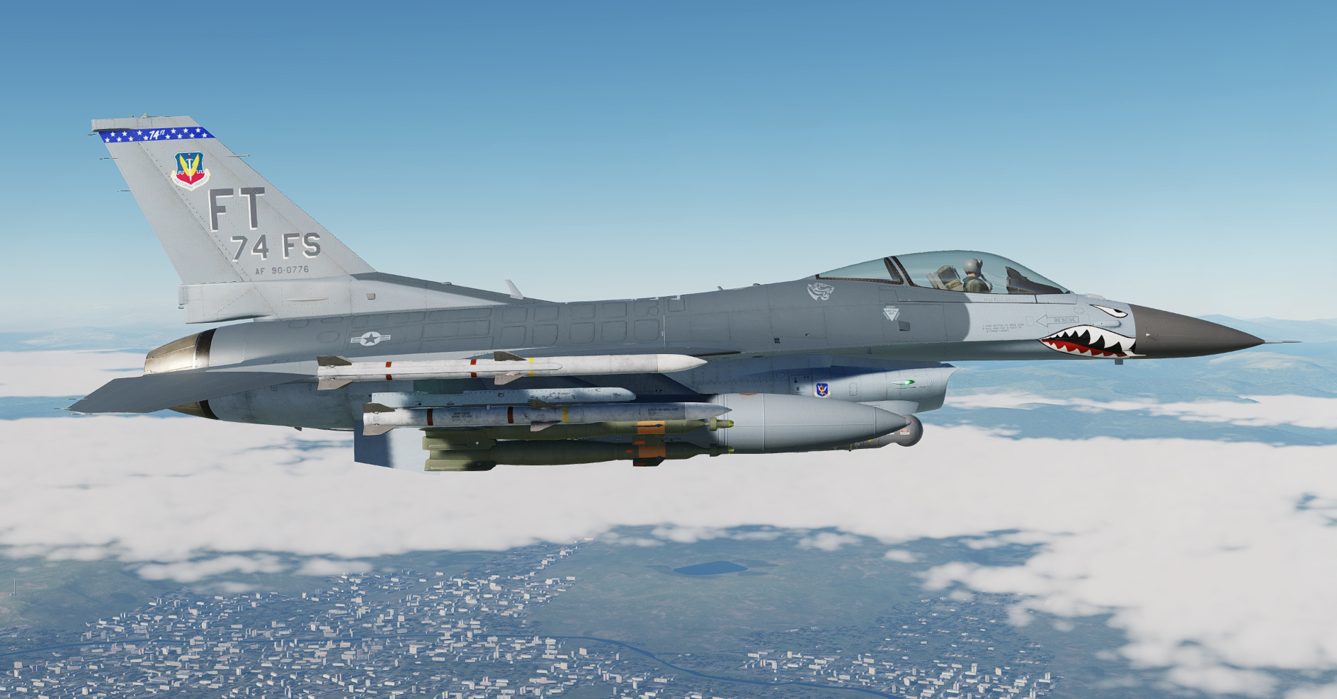 900776, 74th Fighter Squadron "Flying Tigers", 23rd Wing, Pope Air