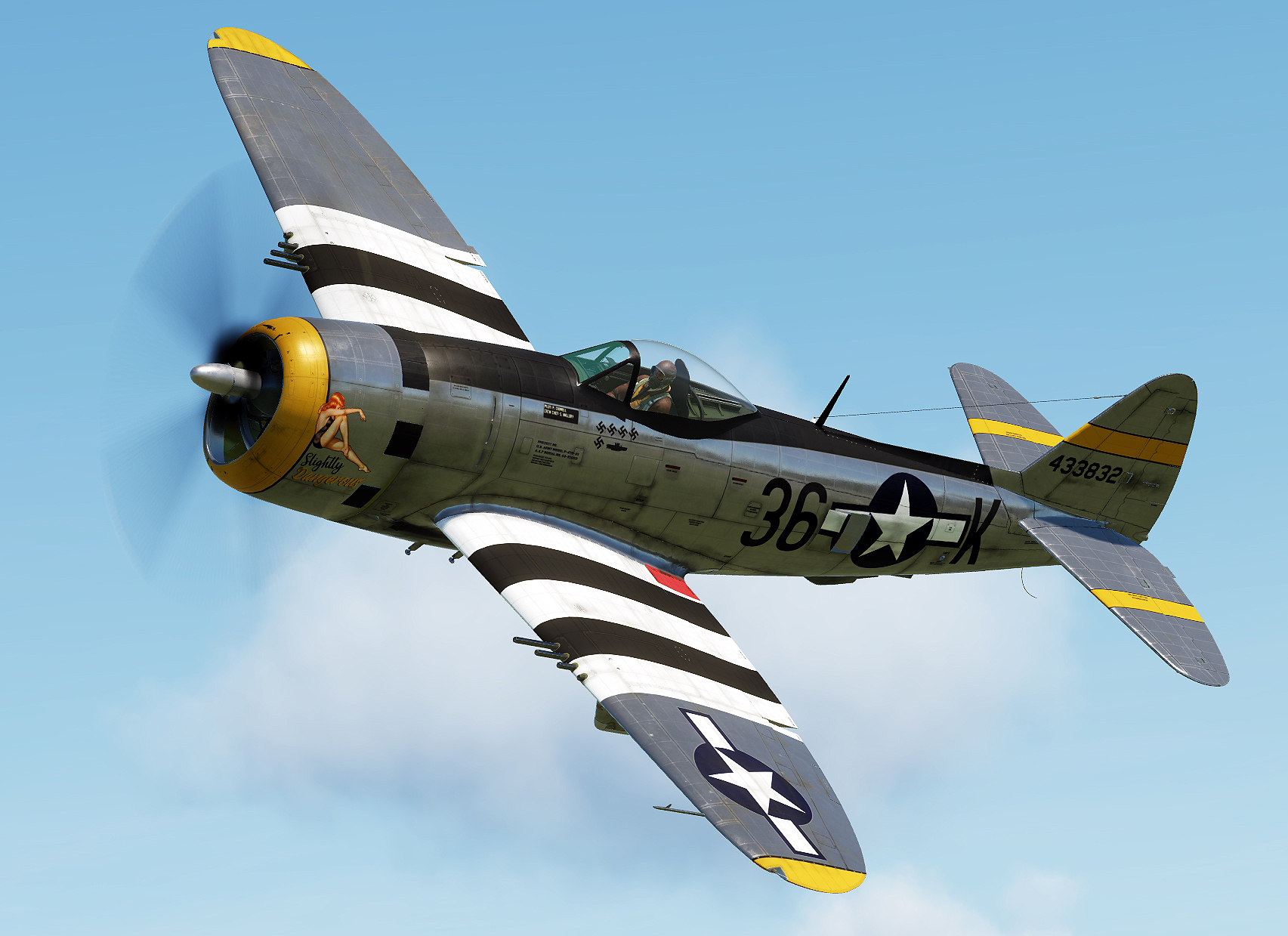 "Slightly Dangerous" - Fictional P-47D Livery