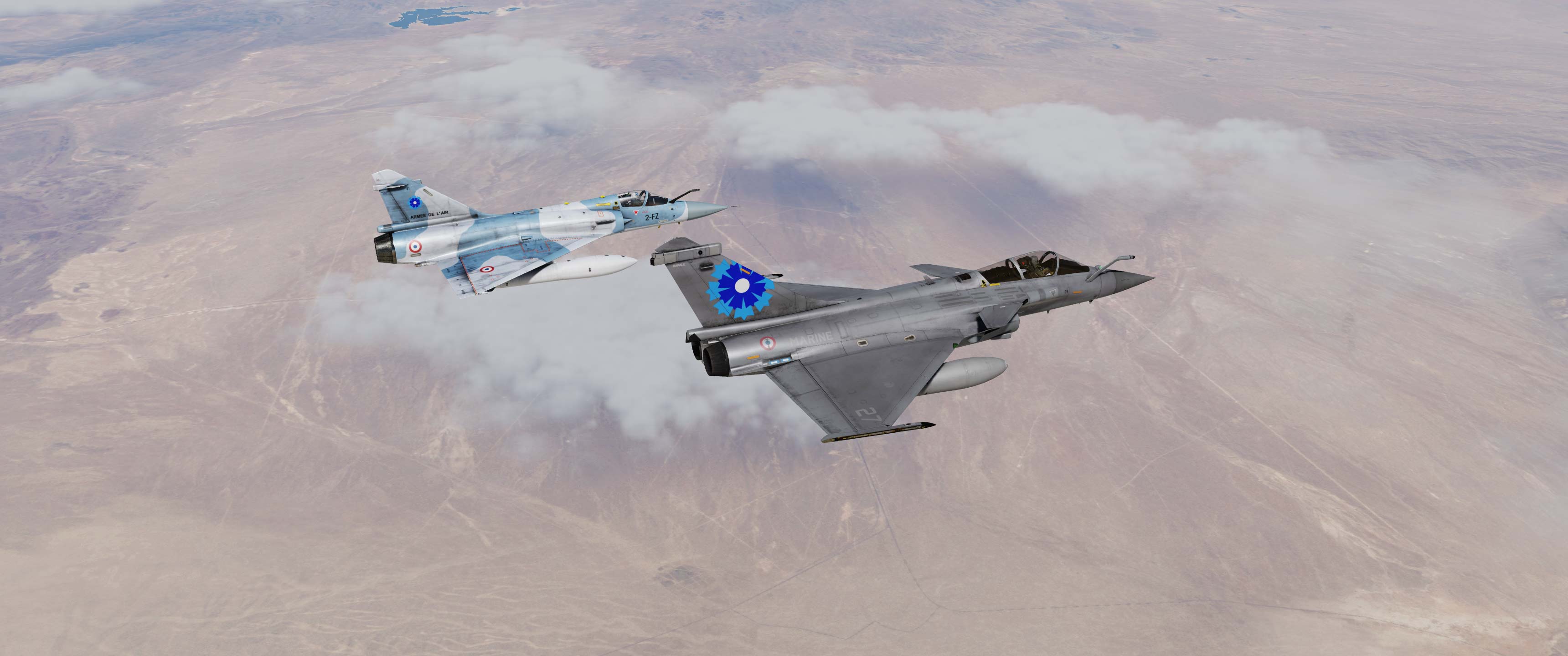 Skin RAF team SPLIT AIR -  Rafale Bleuet de France v2