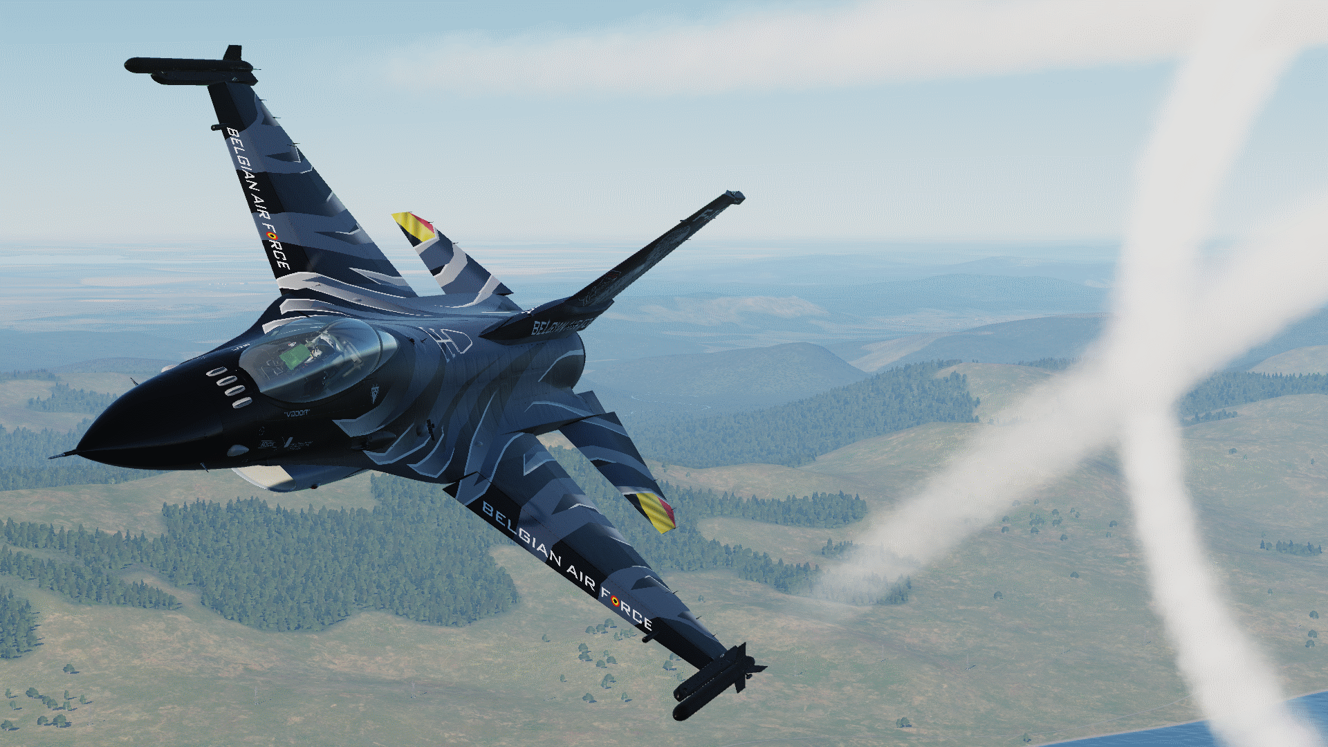 Belgian Solo F-16 "Dark Falcon 2019" Livery 2.1