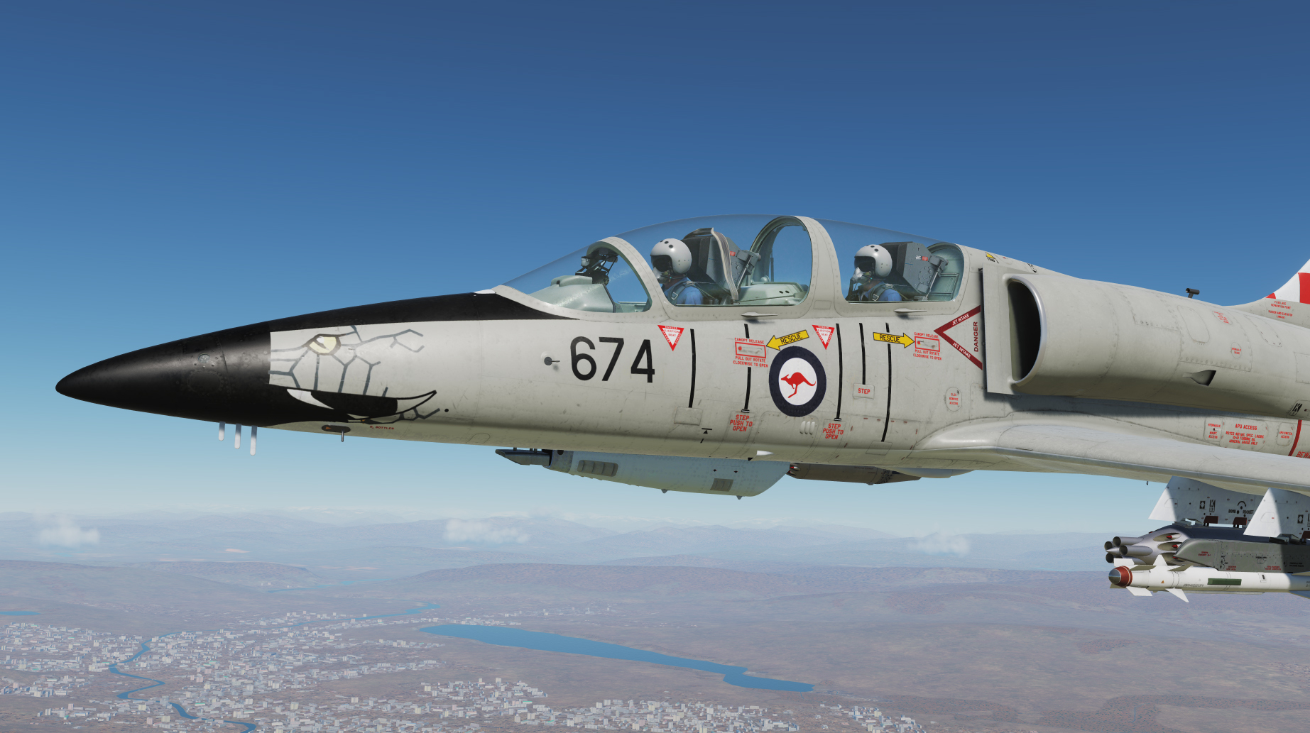Royal Australian Navy - L-39ZA - VF-805 - Hi-Vis Gull Grey - HMAS Melbourne