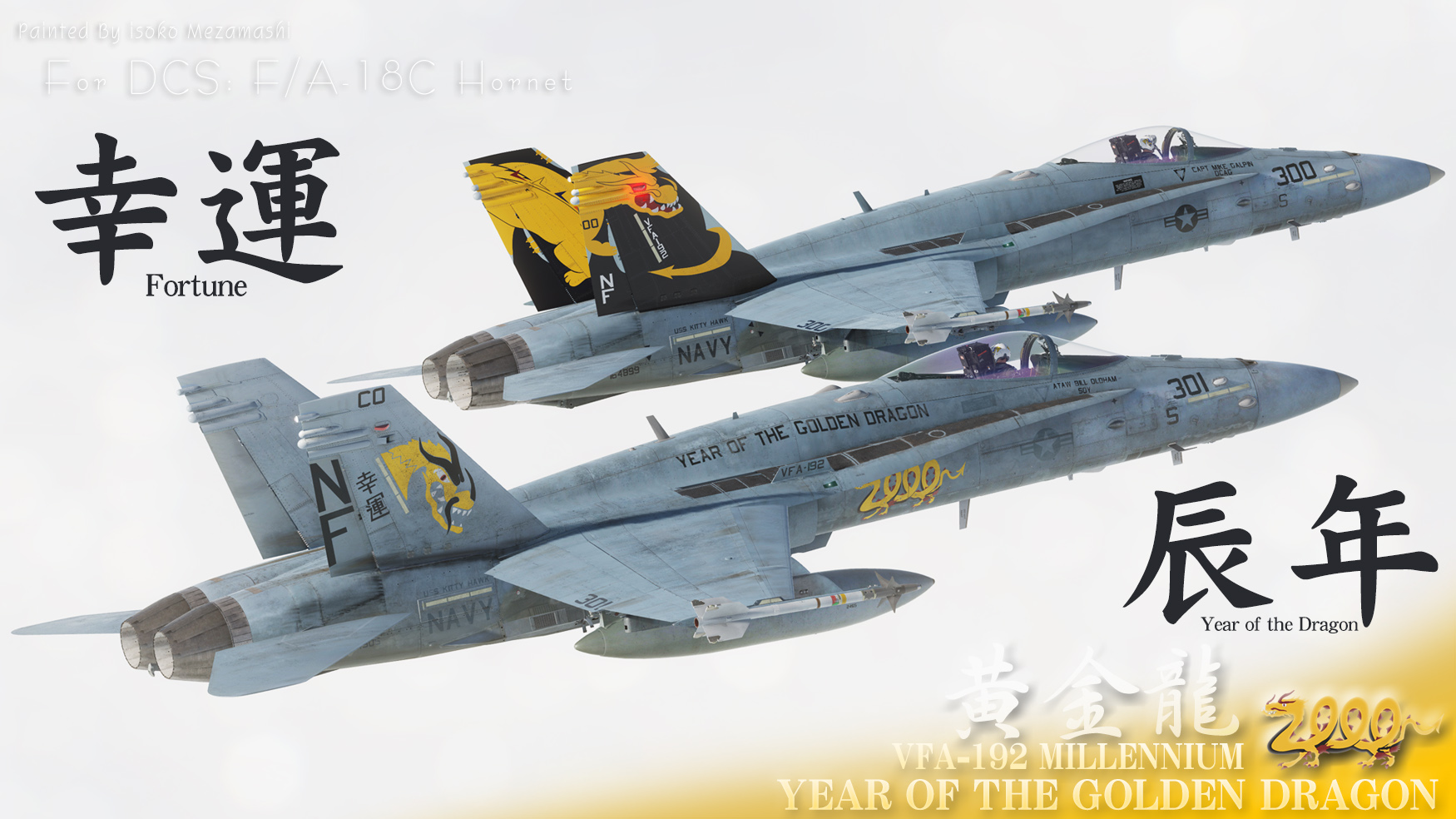 F/A-18C HORNET "VFA-192 GOLDEN DRAGONS" 2000 v1.0