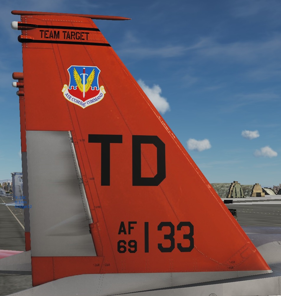 QF-15 (F-15) Fictional 82nd Aerial Target Squadron Camuflage