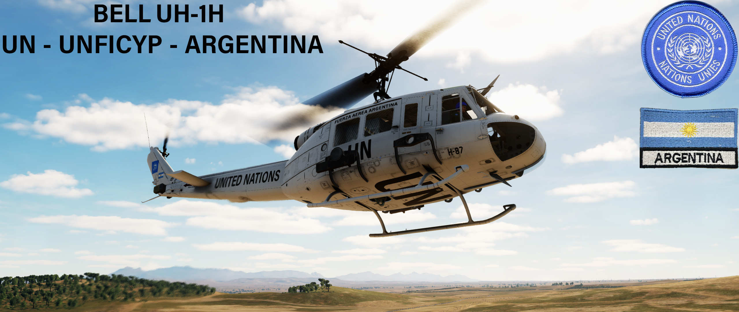 UNFICYP UH-1H ARGENTINA Update 07Ago22