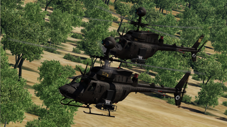 AI OH-58D 2-17 Cavalry B & C Troops (w/Roughmets)